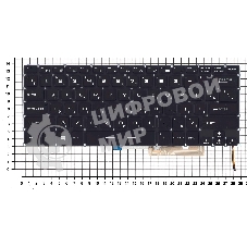 Клавиатура для ноутбука MSI GS32 GS30 GS43 GS40 черная с подсветкой