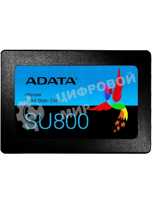 Накопитель SSD ADATA SU800, 256Gb, SATA III, 2.5