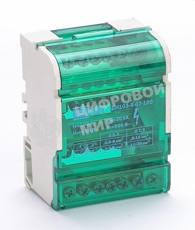 Кросс-модуль на DIN-рейку 4х7 групп 100А ШН-103 DEKraft 32017DEK