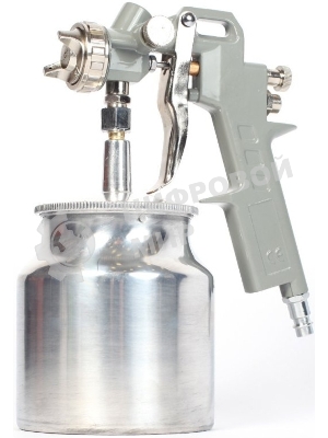 Краскопульт пневматический PATRIOT LV 162В. н/б 1,0 л, сопло 1,5 мм,141- 200 л/мин, быстросъем 1/4