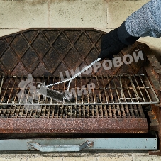 Щетка для гриля средняя Сокол