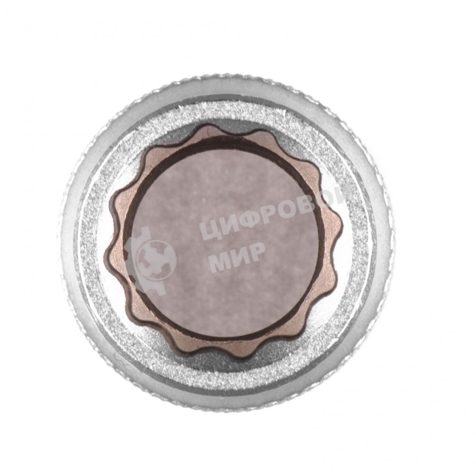 Головка торцевая Stels 12 мм, 12-гранная, CrV, под квадрат 1/2