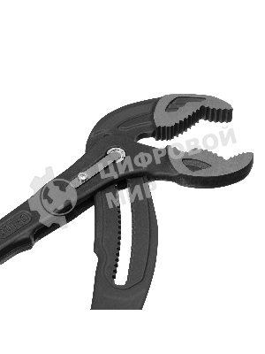 Клещи переставные Gross кнопочный механизм, обливные рукоятки, 400 мм