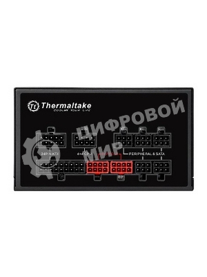 Блок питания Thermaltake Smart Pro RGb (PS-SPR-0750FPCBEU-R), 750Вт, 80 PLUS Bronze, 140мм, модульный, черный