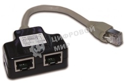 Y-адаптер, 2 параллельных порта, экранированный