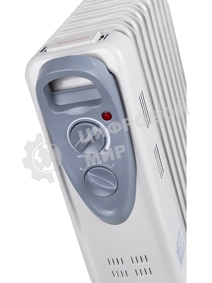 Обогреватель масляный Ресанта ОМ- 9Н (9 секций), белый, 2000 Вт, 20 м2, термостат 67/3/8