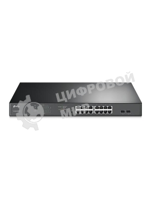 Коммутатор 16-port Gigabit PoE Easy Smart switch, 802.3af on ports 1-16, PoE budget 192 watts, desktop and rack-mountable