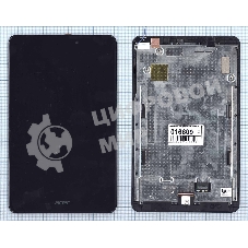 Модуль (матрица + тачскрин) для Acer Iconia Tab A1-841 A1-840 черный с рамкой