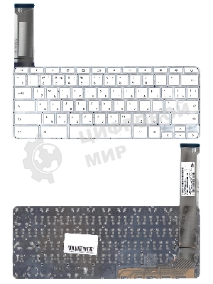 Клавиатура для ноутбука HP Chromebook 14 G3 G4 14-2000 14-ak 14-q белый
