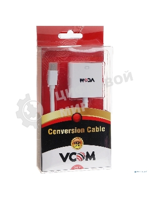 Кабель-переходник Mini DisplayPort (M)-> HDMI (F) VCOM VHD6055
