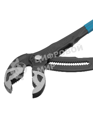 Клещи переставные Gross кнопочный механизм, обливные рукоятки, 400 мм