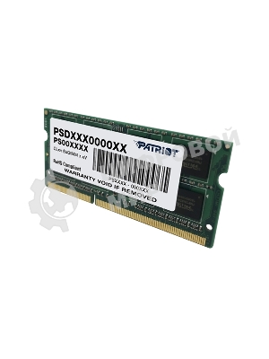 Оперативная память Patriot, DDR3L, 4GB (1x4 GB), 1600 MHz, CL11, SO-DIMM