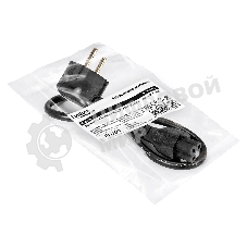 Кабель питания ноутбуков ExeGate Special PC5-0,5S (Евровилка Schuko->C5, 3*0.5мм2, CCA, черный, 0.5м)