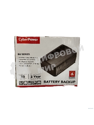 Источник бесперебойного питания CyberPower Line-Interactive BU600E 600VA/360W (3 EURO)