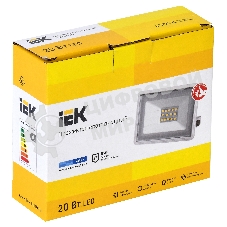 Прожектор светодиодный IEK LPDO601-20-65-K01 06-20 белый IP65 6500 K IEK