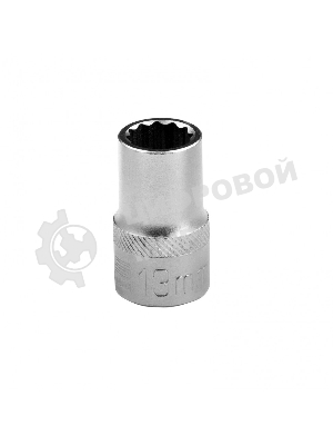 Головка торцевая, 13 мм, 12-гранная, CrV, под квадрат 1/2