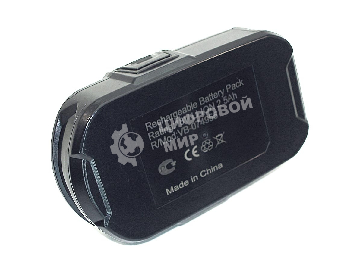 Аккумулятор для RYOBI (p/n: P104, P103, RB18L25) 2,5Ah 18V Li-Ion