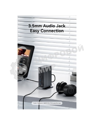 Мультифункциональная док-станция Vention USB Type C 14 в 1 с поддержкой Thunderbolt 4