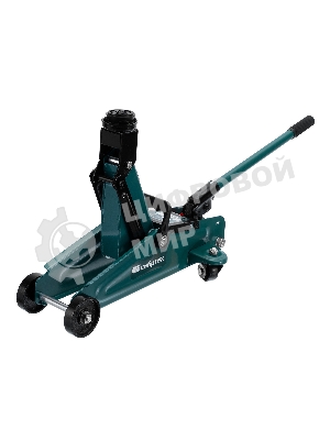 Домкрат гидравлический подкатной Сибртех2 т, 135-320 мм