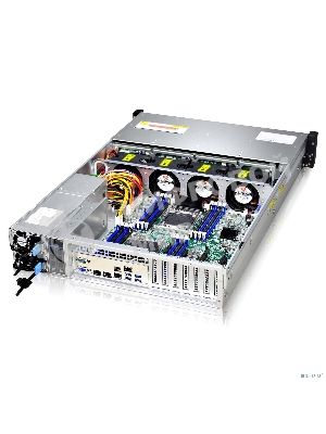 Серверный корпус Gooxi RMC2112-670-HSE-D 2U 12bay chassis,Expander backplane rear 2*2.5