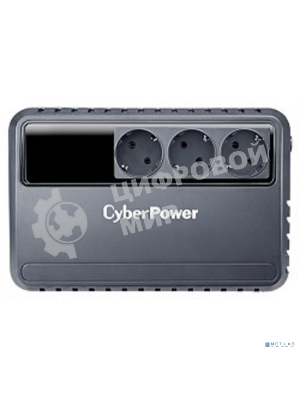 Источник бесперебойного питания CyberPower Line-Interactive BU600E 600VA/360W (3 EURO)