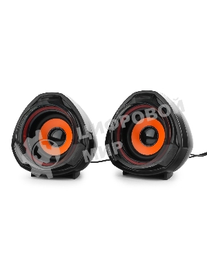 Акустическая система 2.0 Gembird SPK-105, черный, 5 Вт, регулятор громкости, USB-питание