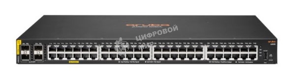 Коммутатор HPE Aruba 6000 R8N85A#ABB 48G 4SFP 48PoE+ 370W управляемый