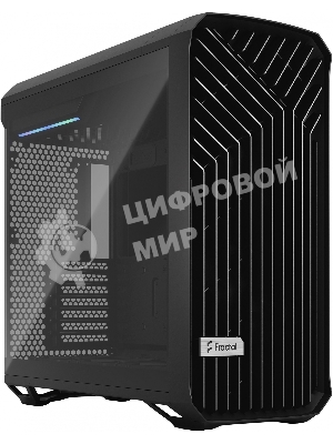 Компьютерный корпус Fractal Design Torrent Black TG Light Tint/E-ATX, TG, 2x3.5, 4x2.5, 7xPCI, 1xUSB-C, 2xUSB3.0/2x180mm, 3x140mm fans inc./FD-C-TOR1A-01