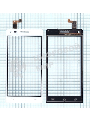 Сенсорное стекло (тачскрин) для Huawei Ascend G6, белое