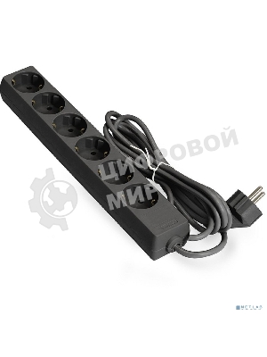 Удлинитель ExeGate EX285828RUS ECE-6-1.8B (6 евророзетки с заземлением, 1.8 м, черный)