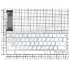 Клавиатура для ноутбука HP Chromebook 14 G3 G4 14-2000 14-ak 14-q белый