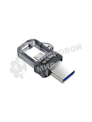 Флешка USB SanDisk DD3 Ultra (SDDD3-032G-G46), 32Gb, USB 3.0/microUSB, R/W 130/30, черный
