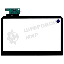 Сенсорное стекло (тачскрин) для Dell 5377R PCB-1 черный