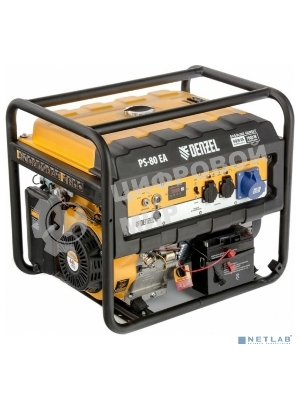 Электрогенератор бензиновый Denzel PS 80 EA, 8 кВт, 85 дБ, 90 кг