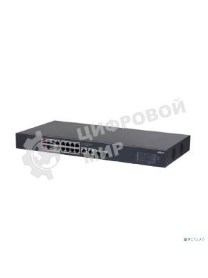 Коммутатор Dahua DH-CS4220-16GT-190 16x100 Мбит/с 2x1 Гбит/с 2xКомбо(1000BASE-T/SFP) управляемый