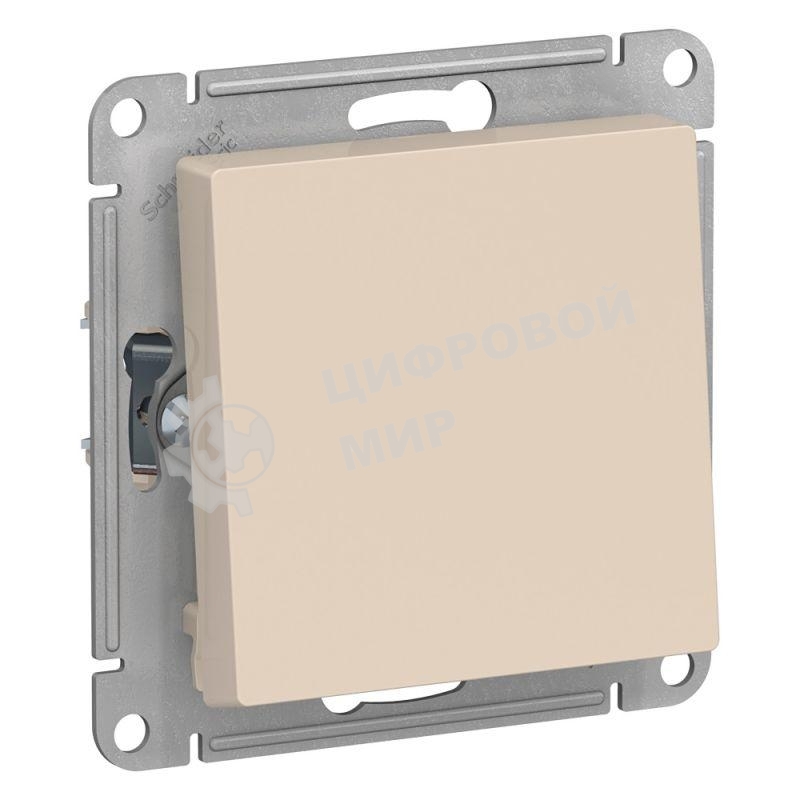 Механизм переключателя 1-кл. AtlasDesign (сх.6) 10АХ беж. SchE ATN000261