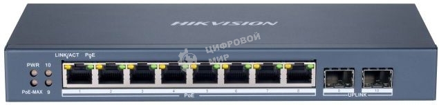 Коммутатор Hikvision DS-3E1510P-SI управляемый