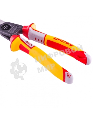 Кабелерез Gross диэлектрические рукоятки до 1000 В, трехкомпонентные рукоятки, 210 мм