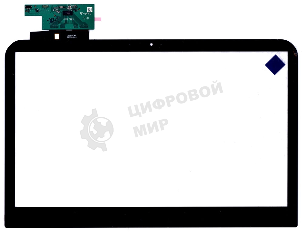 Сенсорное стекло (тачскрин) для Dell 5377R PCB-1 черный