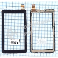 Сенсорное стекло (тачскрин) ZYD070-237, черное