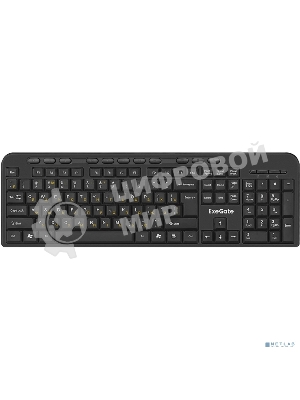 Комплект клавиатура+мышь ExeGate Professional Standard Combo MK240 беспроводной, USB, 1200 DPI, чёрный