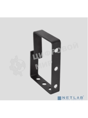 Органайзер кабельный одинарный ЦМО 90x65 мм, 5 штук, черный (СБ-9005-5)