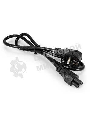 Кабель питания ноутбуков ExeGate Special PC5-7,5S (Евровилка Schuko->C5, 3*0.5мм2, CCA, черный, 0.75м)