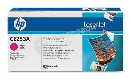 Картридж лазерный HP CE253A пурпурный CLJ CM3530/CP3525 (7000 стр.)