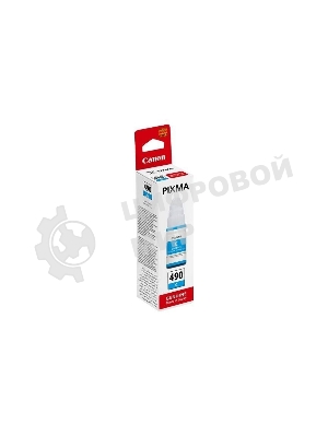 Чернила Canon GI-490C 0664C001 голубой (70 мл) для Canon Pixma G1400/2400/3400