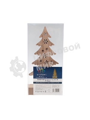 Деревянная фигурка Neon-night с подсветкой 