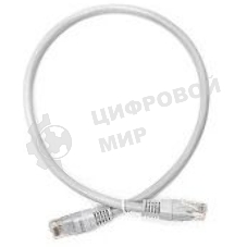 Патч-корд Lanmaster TWT UTP кат.5e, с заливными колпачками, 0.3 м, белый