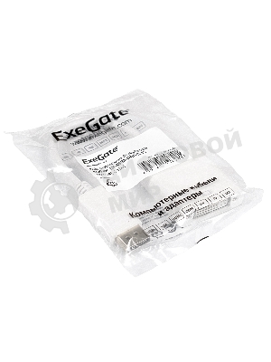 Кабель-переходник DisplayPort-DVI ExeGate EX284909RUS EX-DPM-DVIF-0.15 (20M/19F, 0,15м)