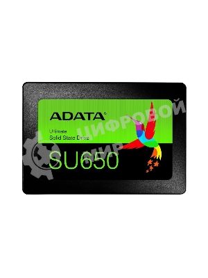 Накопитель SSD ADATA SU650, 256Gb, SATA III, 2.5