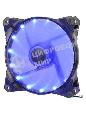 Вентилятор для корпуса Crown CMCF-12025S-1221 черный/синий, 120 мм, 1650 об/мин, 28 дБ, 3 pin